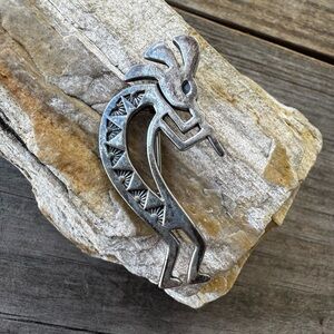 Native American Sterling SIlver Kokopelli Pin